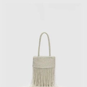 Reformation Valentina Mini Beaded Bag